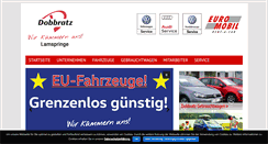 Desktop Screenshot of dobbratz.de